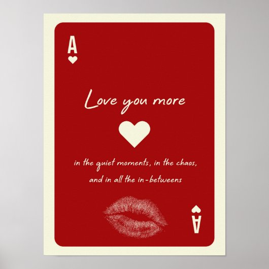 ハートのエースよりロマンチック遊なカード ポスター (正面)