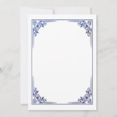 ハートのエースブルーゲームナイト遊のカード 招待状 (裏面)