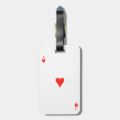ハートのエース ラゲッジタグ (裏面縦)