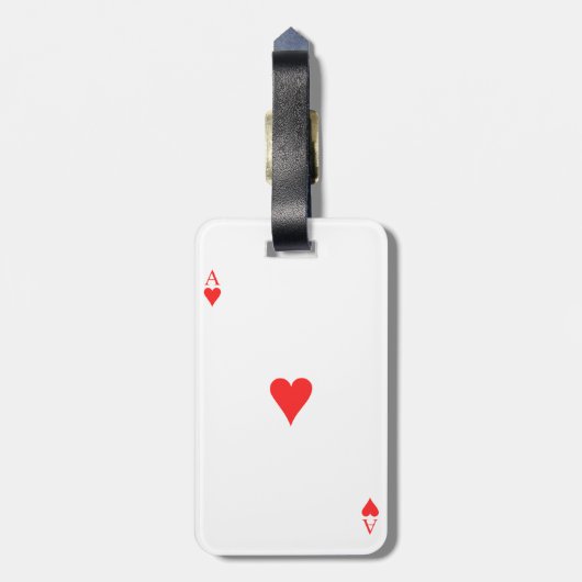 ハートのエース ラゲッジタグ (裏面縦)