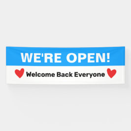 ハートのオープン 横断幕