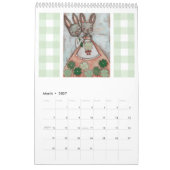 ハートのカレンダーのStudioDudaArt 2017の仕事 カレンダー (3月 2027)