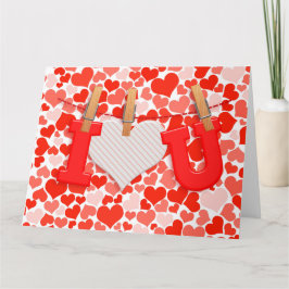 ハートのカード カード