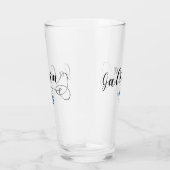 ハートのガリチアの旗、ガリシア人、Galiza タンブラーグラス (右)