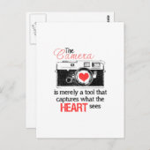 ハートのキャプチャ ポストカード (正面/裏面)