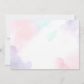 ハートのキャンディ バレンタイン 誕生日 フォト サンキューカード (裏面)