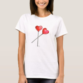 ハートのキャンディ Tシャツ