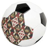 ハートのキングとクイーン サッカーボール (3/4)