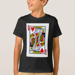 ハートのキング伝統的・オブ・カードT-Sh Tシャツ