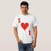 ハートのキングTシャツ Tシャツ (正面フル)