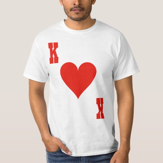 ハートのキングTシャツ Tシャツ (正面)