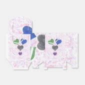 ハートのギフトボックス フェイバーボックス (折り畳みなし)