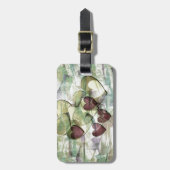 ハートのギフト|の柔らかい緑 ラゲッジタグ (正面縦)