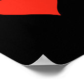 ハートのクイーン衣装カジノカード遊のカード ポスター (角)