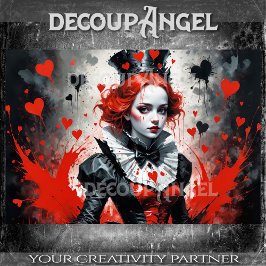 ハートのクイーン#1 Hor -Decompage- 薄葉紙