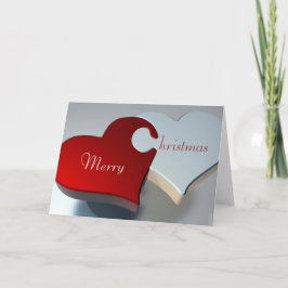 ハートのクリスマスカード シーズンカード