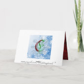 ハートのクリスマスカード シーズンカード (裏面)