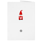 ハートのクリスマス小人 (裏面)