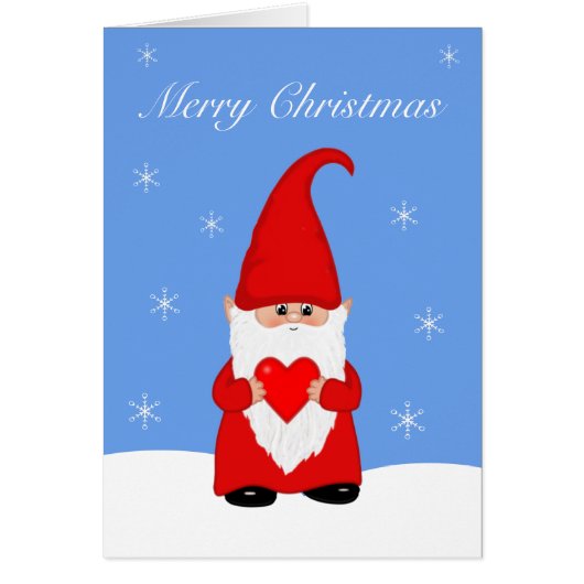 ハートのクリスマス小人 (正面)