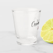 ハートのクロアチアの旗、クロアチア ショットグラス (左)