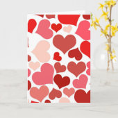 ハートのグリーティングカード カード (黄色い花)