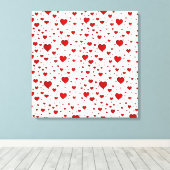 ハートのグループキャンバスプリント（クワッド） キャンバスプリント (インサイチュ (ウッドフロア))
