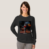 ハートのゲーム長袖Tシャツ Tシャツ (正面フル)