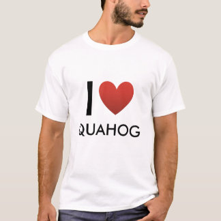 ハートのコピー、IのQUAHOG Tシャツ