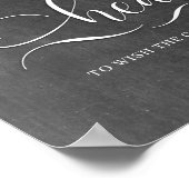 ハートのサイン結婚を下さい ポスター (角)