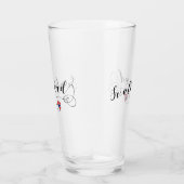 ハートのスバールバルの旗、スピッツベルゲン島、ノルウェー タンブラーグラス (右)