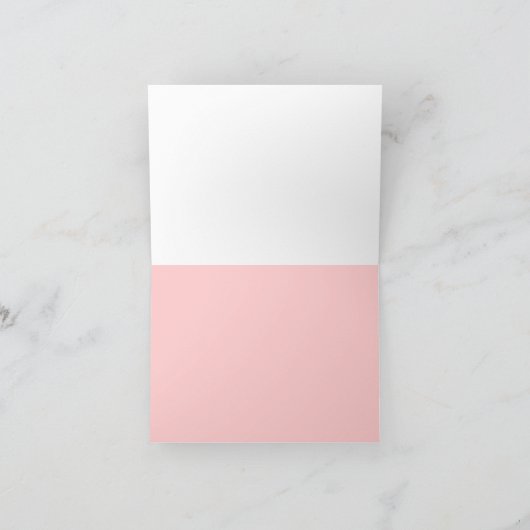 ハートのスマイルの孫Notecard シーズンカード (内部)