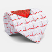 ハートのタイが付いているCARDIOGRAM ネクタイ (ロール)