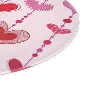 ハートのタイル カッティングボード (角)