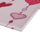 ハートのタイル カッティングボード (角)