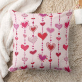 ハートのタイル クッション (ブランケット)