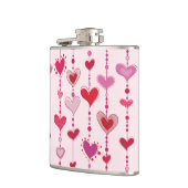 ハートのタイル フラスク (左)