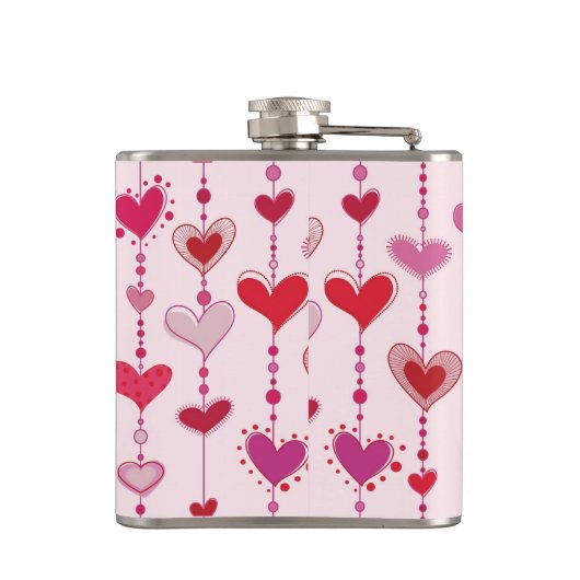 ハートのタイル フラスク (裏面)