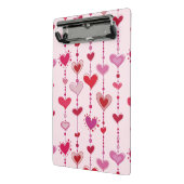 ハートのタイル ミニクリップボード (アングル2)