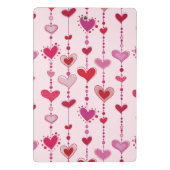 ハートのタイル ミニクリップボード (裏面)