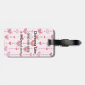 ハートのタイル ラゲッジタグ (裏面横)