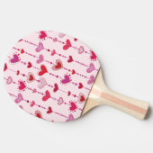 ハートのタイル 卓球ラケット (横)