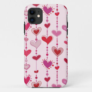 ハートのタイル iPhone 11 ケース
