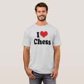 ハートのチェスが大好き Tシャツ (正面フル)