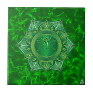 ハートのチャクラのセラミックタイル タイル