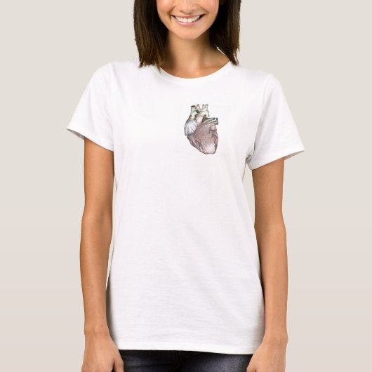 ハートのティーを持っています Tシャツ (正面)