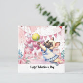 ハートのテニスバレンタインデー ラブ シーズンカード (スタンド正面)