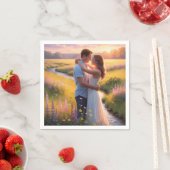 ハートのテーブル：ナプキン物語» スタンダードカクテルナプキン (インサイチュ)