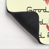 ハートのデザインのブッククラブ マウスパッド (コーナー)