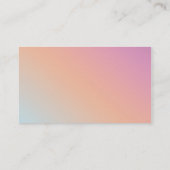 ハートのデザイン 名刺 (裏面)