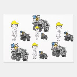 ハートのトラック負荷 – FIFOHeart ラッピングペーパーシート